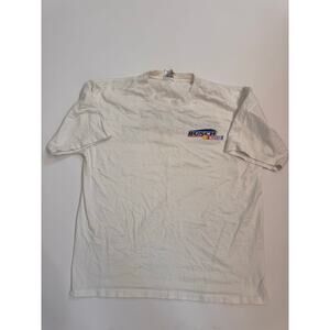 Vintage 1996 Busch NASCAR Graphic T-Shirt Size XL 100% Cotton